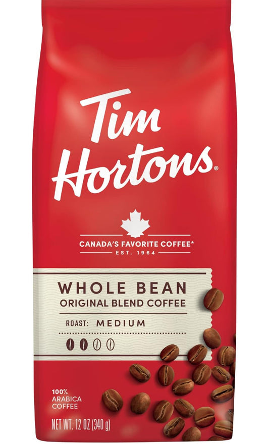 Tim Hortons Whole Bean Coffee 